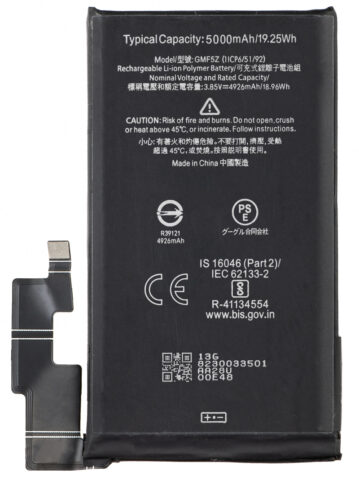 Batteria per Google Pixel 7 Pro.